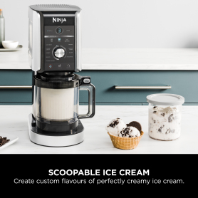 Ninja NC501UK Deluxe 10-in-1 Ice Cream and Frozen Drink Maker - Black - 2