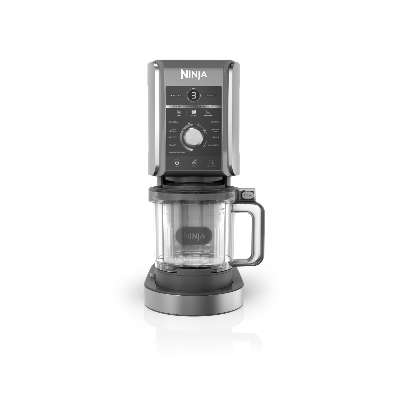 Ninja NC501UK Deluxe 10-in-1 Ice Cream and Frozen Drink Maker - Black full image