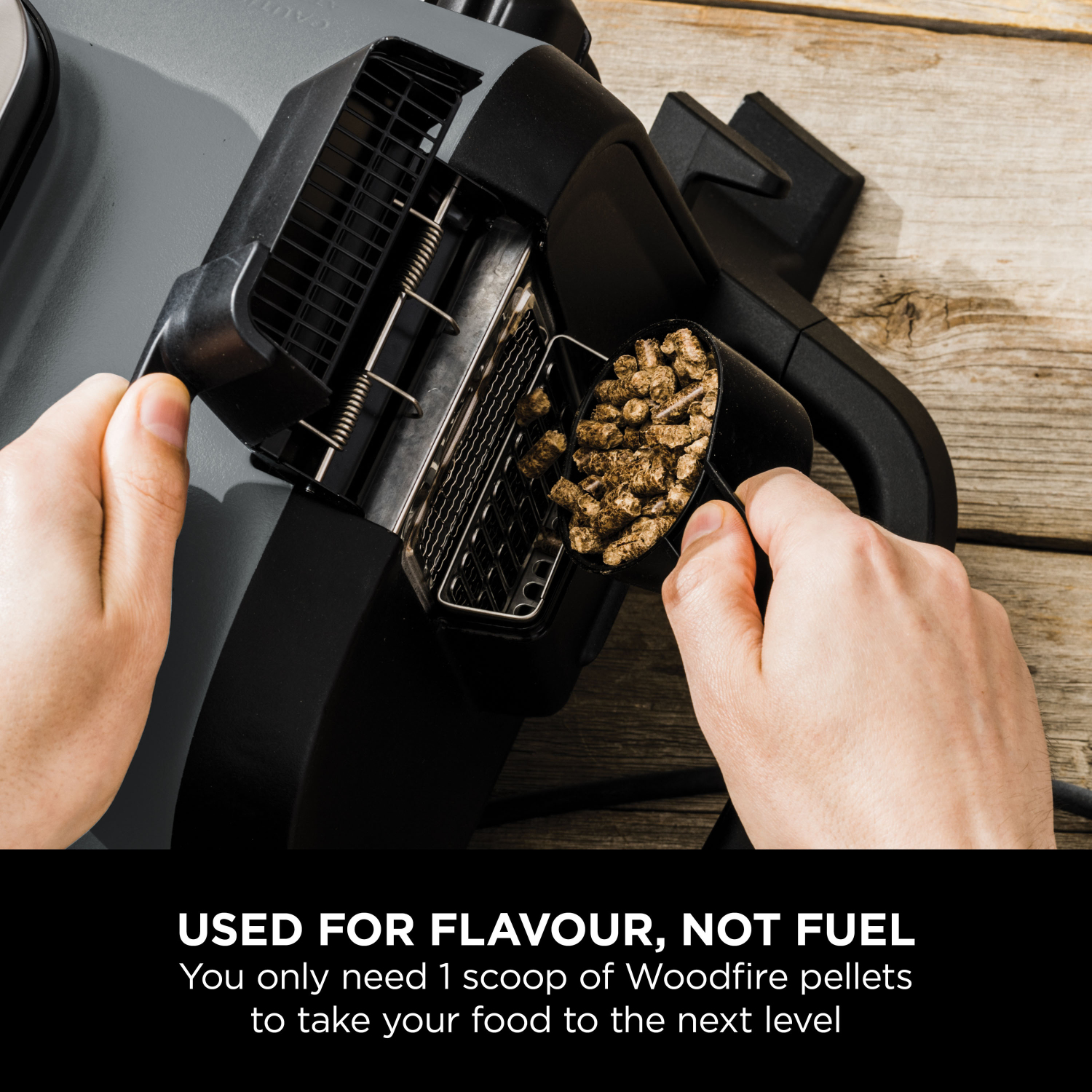 Ninja OG701UKPELKIT Woodfire Electric BBQ Grill & Smoker with Woodfire BBQ Pellets full image