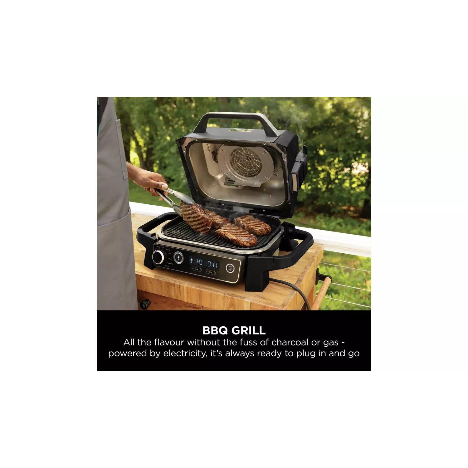 Ninja OG701UK Woodfire Electric BBQ Grill & Smoker - 1