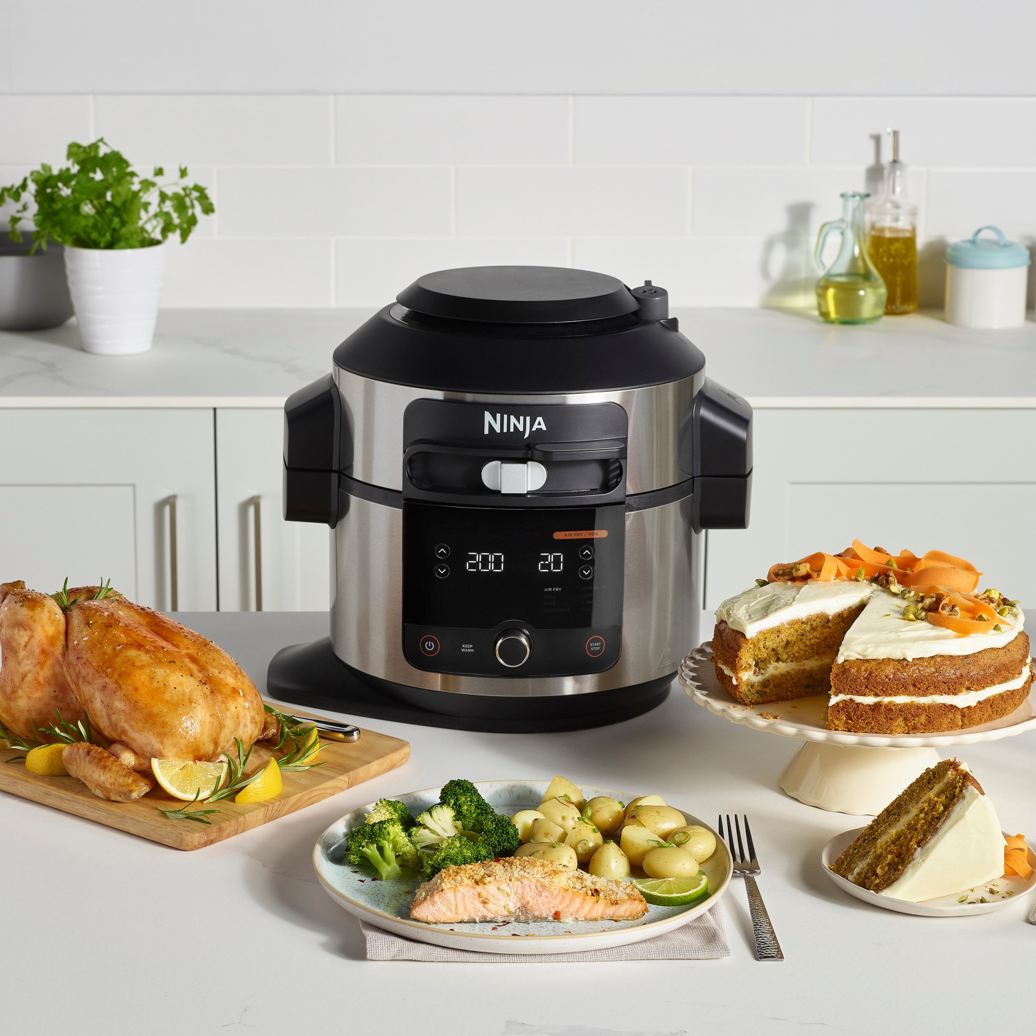 Ninja OL550UK 6L 11-In-1 One Lid Multi Cooker  full image