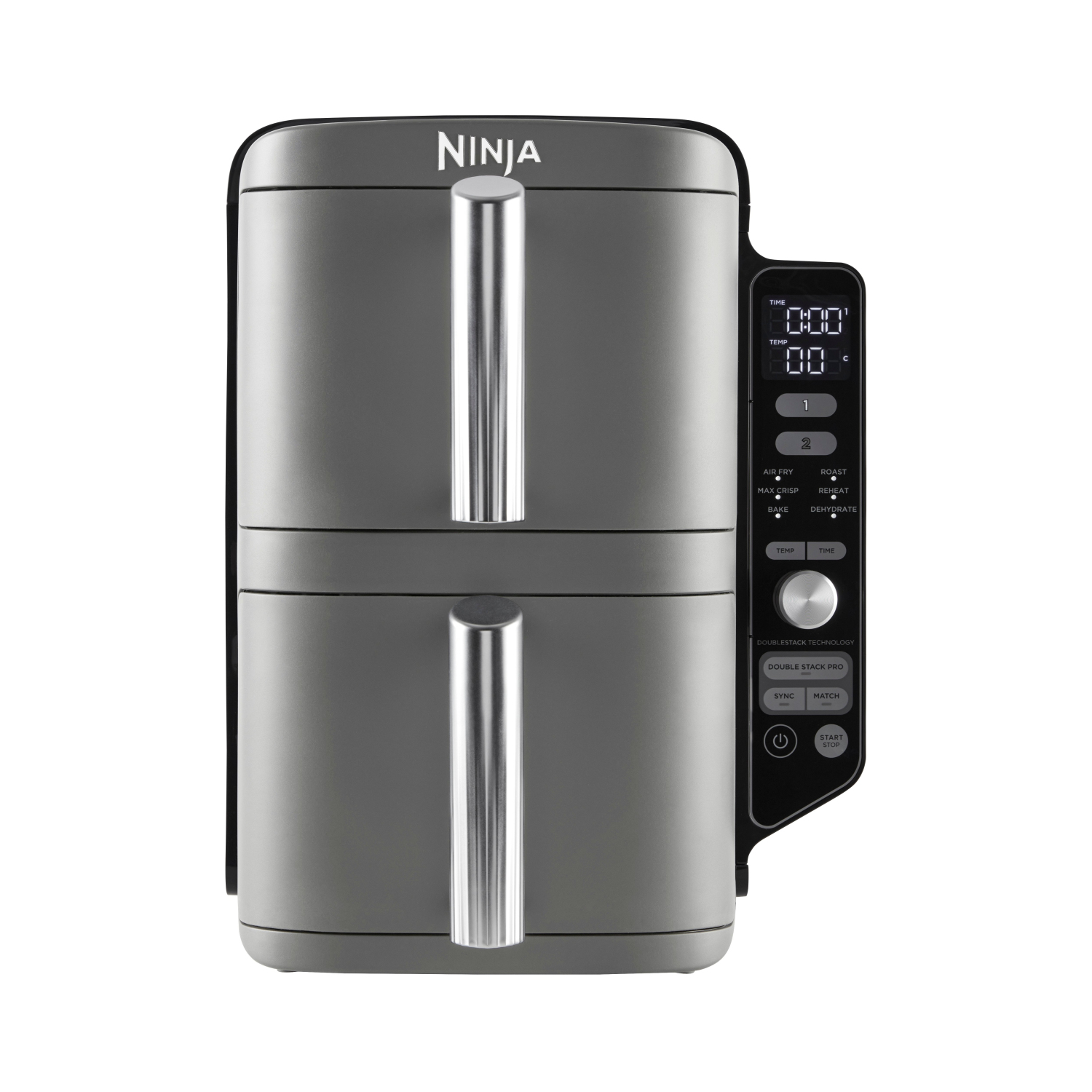 Ninja SL400UK Double Stack XL 2 Drawer 9 5L Air Fryer Grey Baileys 