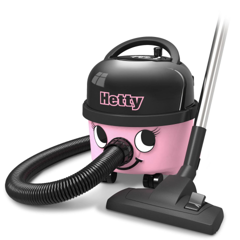Numatic Hetty 902289 Bagged Vacuum Cleaner – Pink – HepaFlo – 10m Cable
