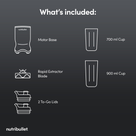 Nutribullet 02776 (NB-500) McLaren Mastercard F1 Team Ultra 1200 - Grey
