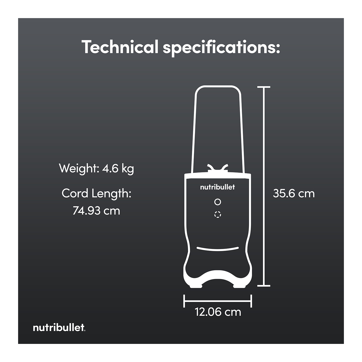 Nutribullet 02776 (NB-500) McLaren Mastercard F1 Team Ultra 1200 - Grey full image