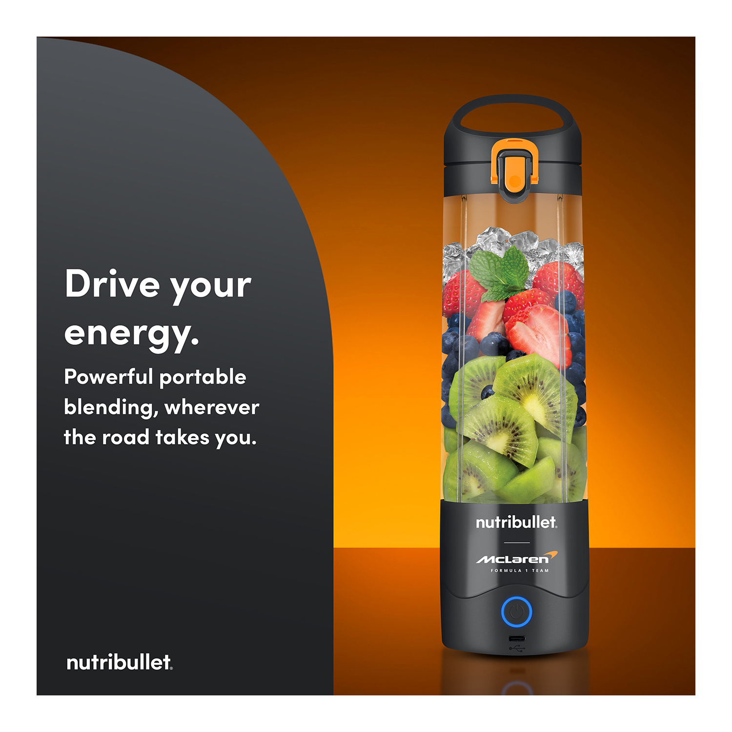 Nutribullet 02777 (NBG-200) McLaren Mastercard F1 Team Portable Blender - Grey full image
