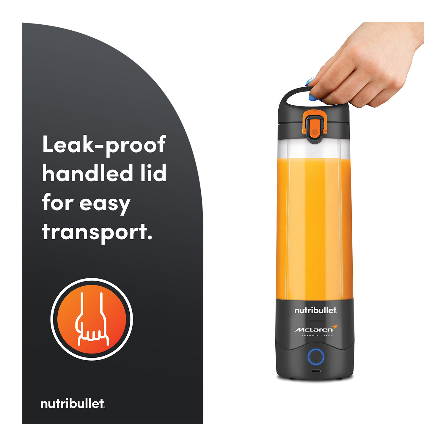 Nutribullet 02777 (NBG-200) McLaren Mastercard F1 Team Portable Blender - Grey full image