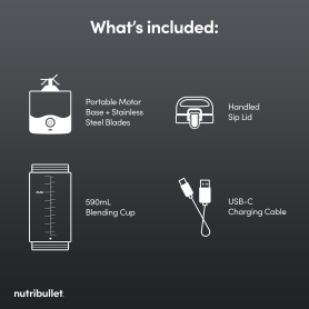 Nutribullet 02777 (NBG-200) McLaren Mastercard F1 Team Portable Blender - Grey - 2