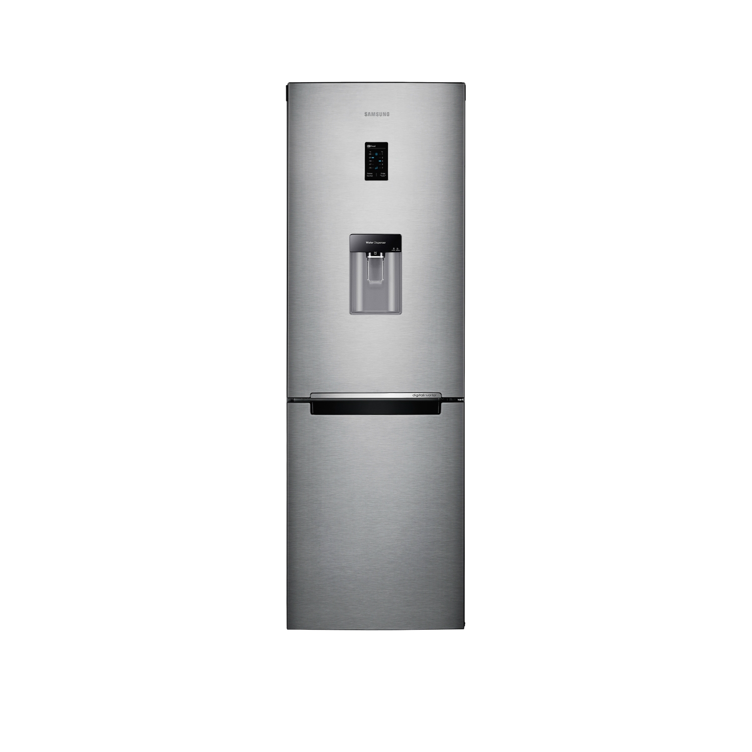 Samsung 60cm Total No Frost Fridge Freezer - Water Dispenser - Silver - 0