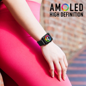 Reflex Active RA30-2186 Amoled Series 30 Smart Watch - Black