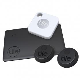 Tile - Essentials Key Finder 4 Pack - White/Black