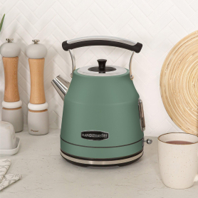 Rangemaster RMCLDK201MG 1.7 Litres Traditional Kettle - Mineral Green