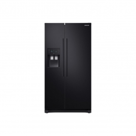 Samsung American Style Fridge Freezer - Black - 0