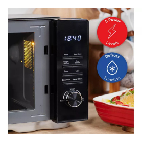 Russell Hobbs RHFM2365B  23 Litre Flatbed Digital Microwave - Black - 3