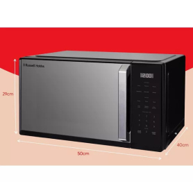 Russell Hobbs RHMT2512B 25 Litre Touch Control Digital Microwave - Black - 2