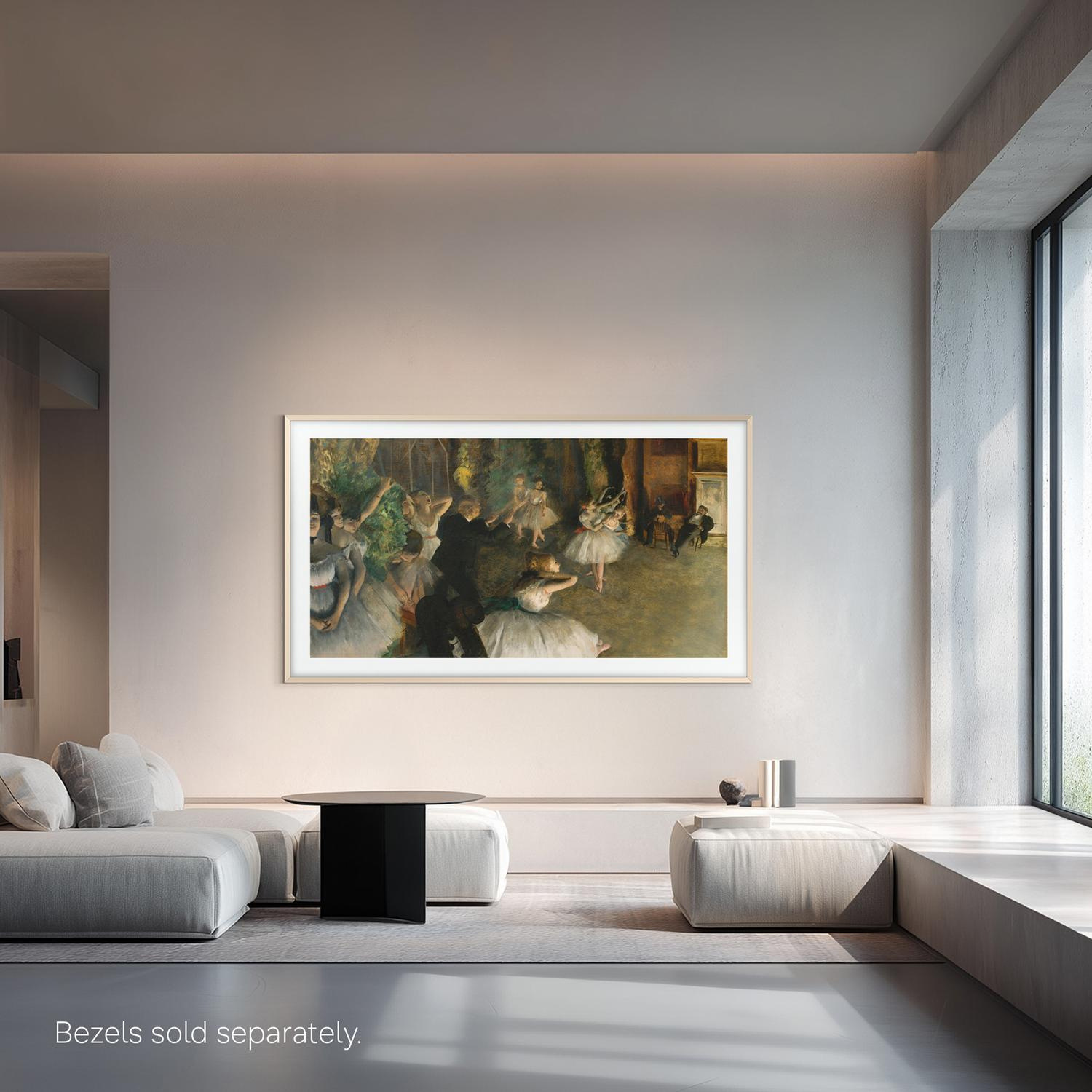 Samsung QE55LS03HWUXXU 55" 4K The Frame Pro Neo QLED 4K Vision AI Smart TV Art Mode & Wall Mount TV full image