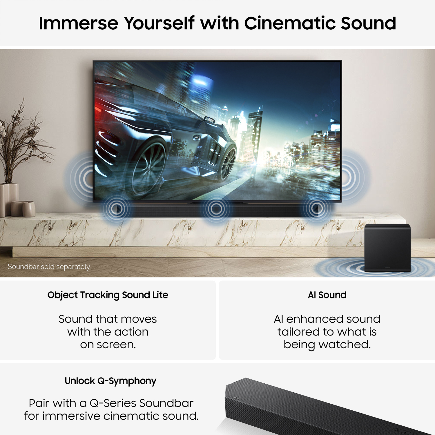 Samsung QE65QN73HAUXXU 65" 4K Neo QLED Vision AI Smart TV full image