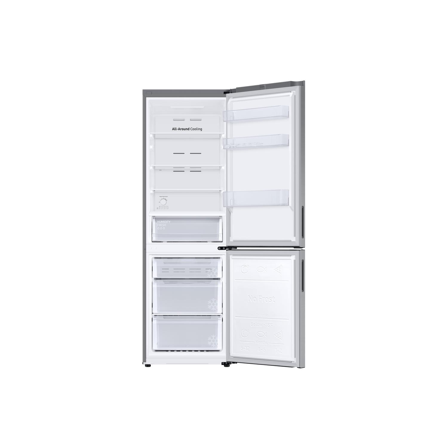 Samsung RB33B610ESA/EU 59.5cm 60/40 Frost Free Fridge Freezer - Silver full image