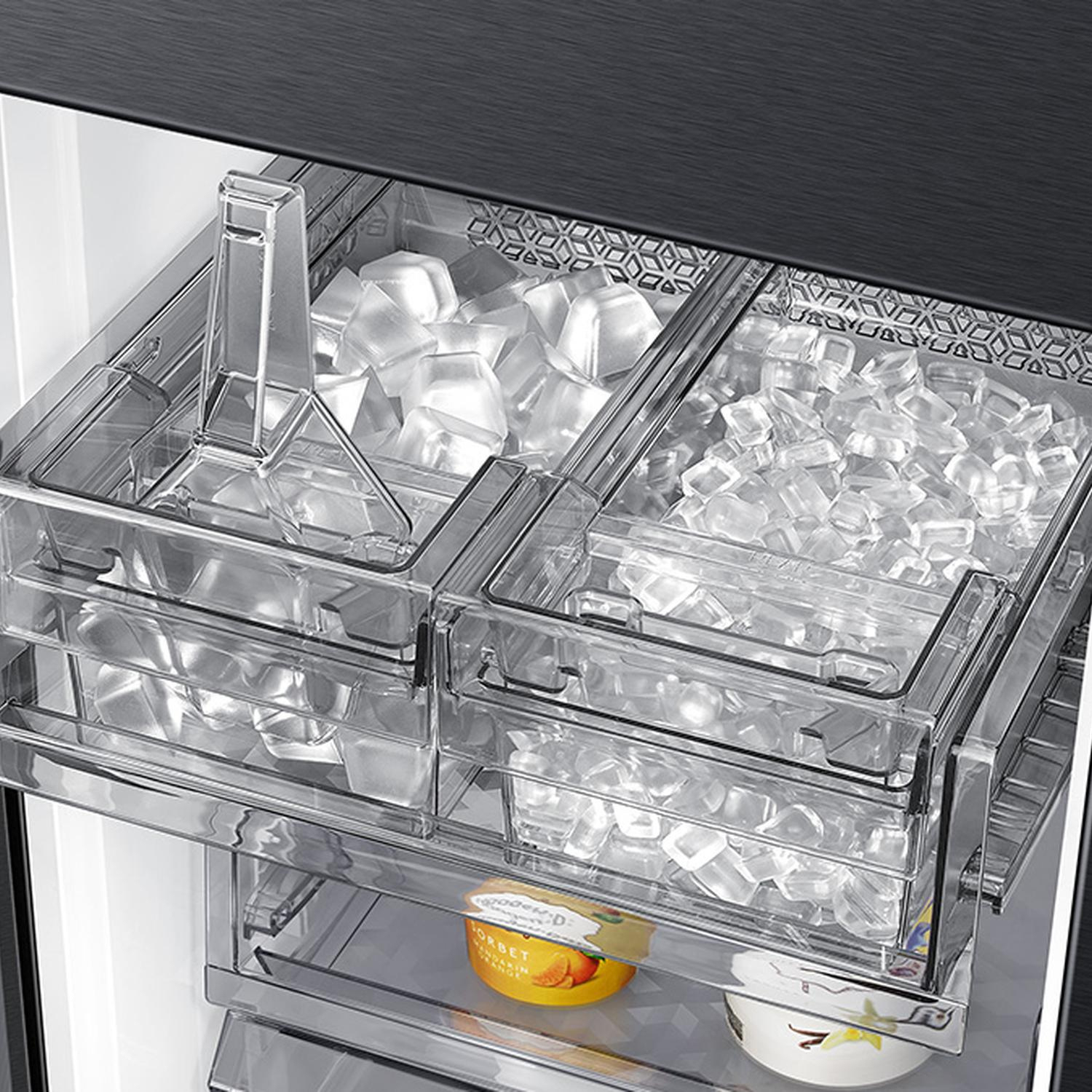 Samsung RF65DG9H0EB1EU 91.2cm 60/40 Total No Frost American Fridge Freezer - Black full image