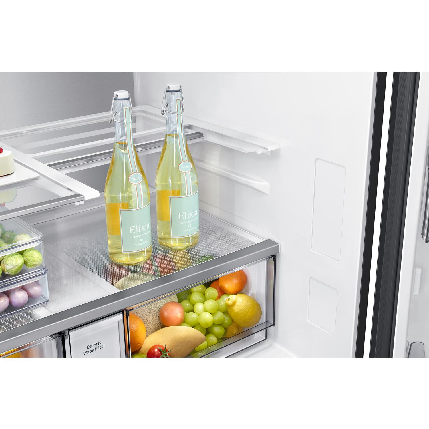 Samsung RF65DG9H0EB1EU 91.2cm 60/40 Total No Frost American Fridge Freezer - Black full image