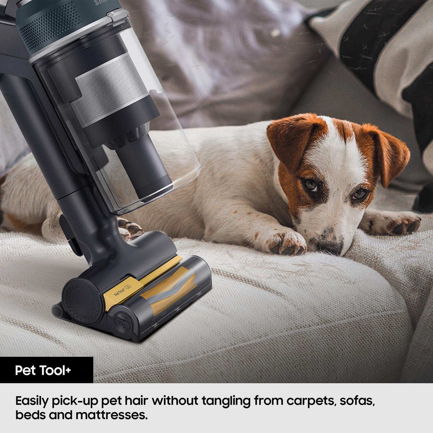 Samsung VS20C8522TN/EU Samsung Jet 85 Cordless Vacuum Cleaner with Pet Tool+ - 60 Minutes Run Time - Woody Green full image
