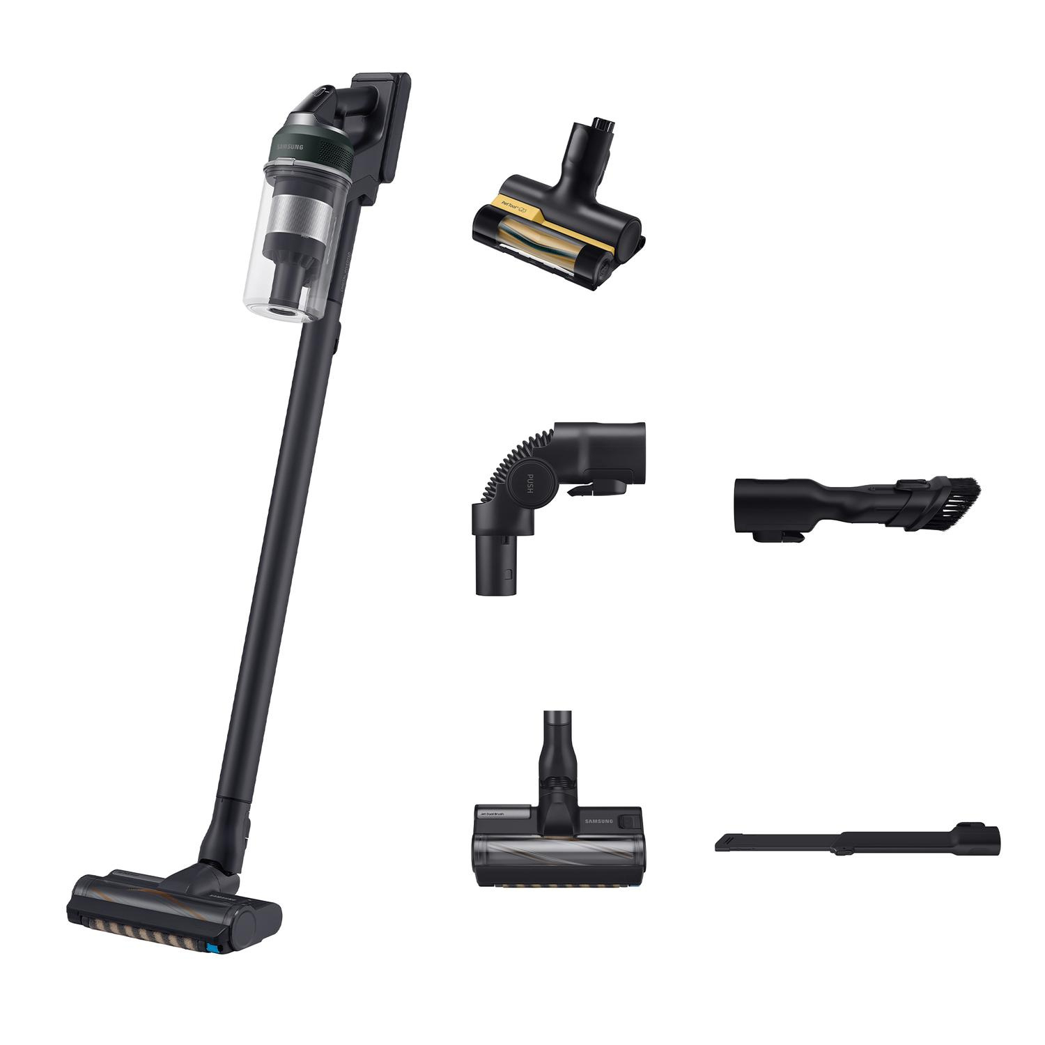 Samsung VS20C8522TN/EU Samsung Jet 85 Cordless Vacuum Cleaner with Pet Tool+ - 60 Minutes Run Time - Woody Green full image