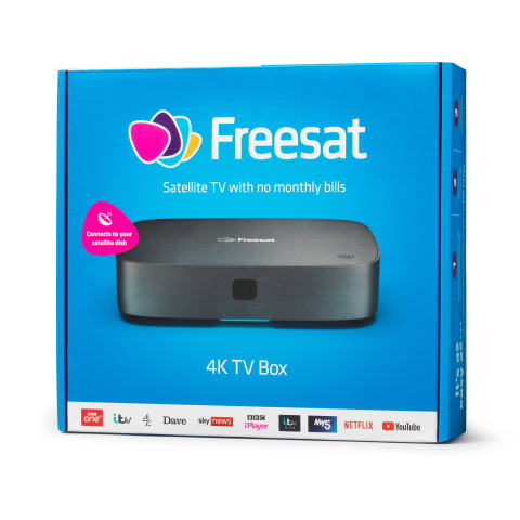 Freesat UHD-X Set Top Box - Anthracite- 4K Ultra HD Smart TV Recorder