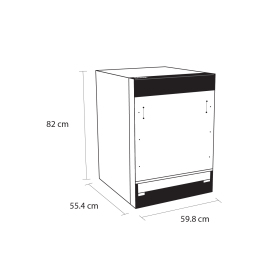 Schonhaus DWSI0115FSB Built In Dishwasher - 15 Place Settings - 4