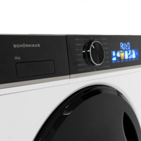 Schonhaus WMSF01814AW 8kg 1400 Spin Washing Machine - White - 4