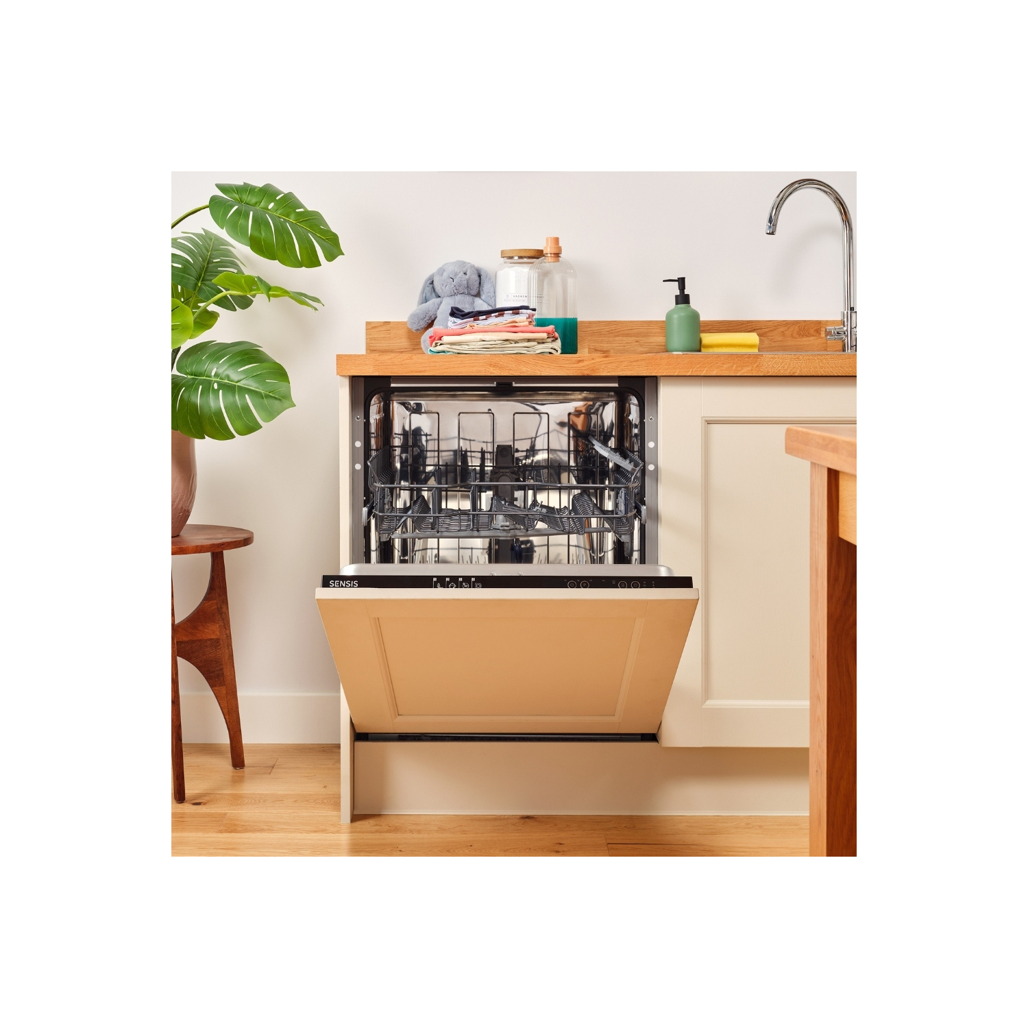 Sensis DWBI0213FSDWA Integrated Dishwasher - White - 13 Place Settings full image