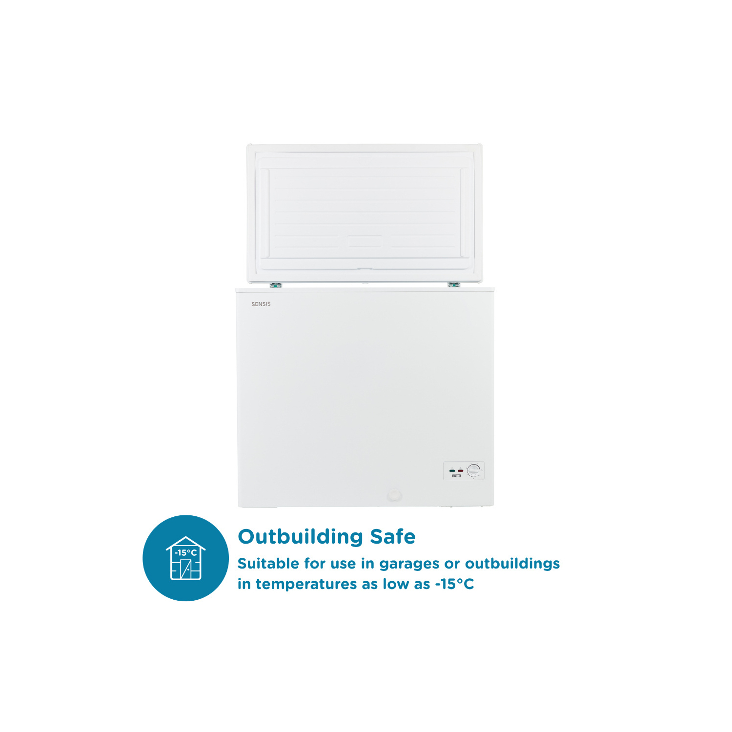 Sensis RFCHT01F196EW 196 litre Chest Freezer - White full image