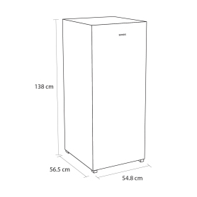 Sensis RFTLF01Z54EW 54.8cm Low Frost Tall Freezer - White - 2