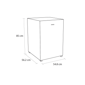 Sensis RFUCF01F54EW 54.8cm Undercounter Fridge - White - 4