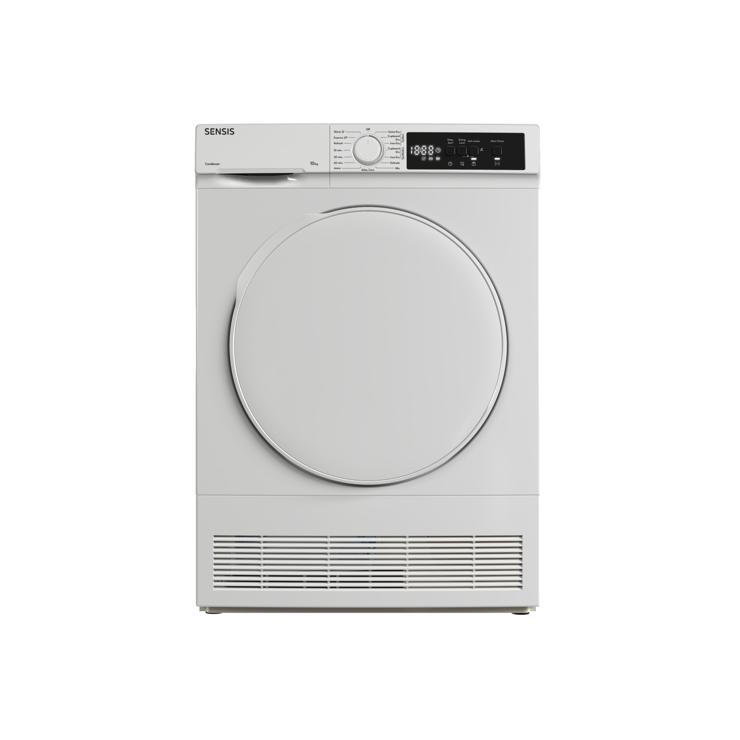 Sensis TDCF0110BW 10kg Condenser Tumble Dryer - White full image