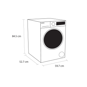 Sensis WDF018514AW 8kg/5kg Washer Dryer - White - 1
