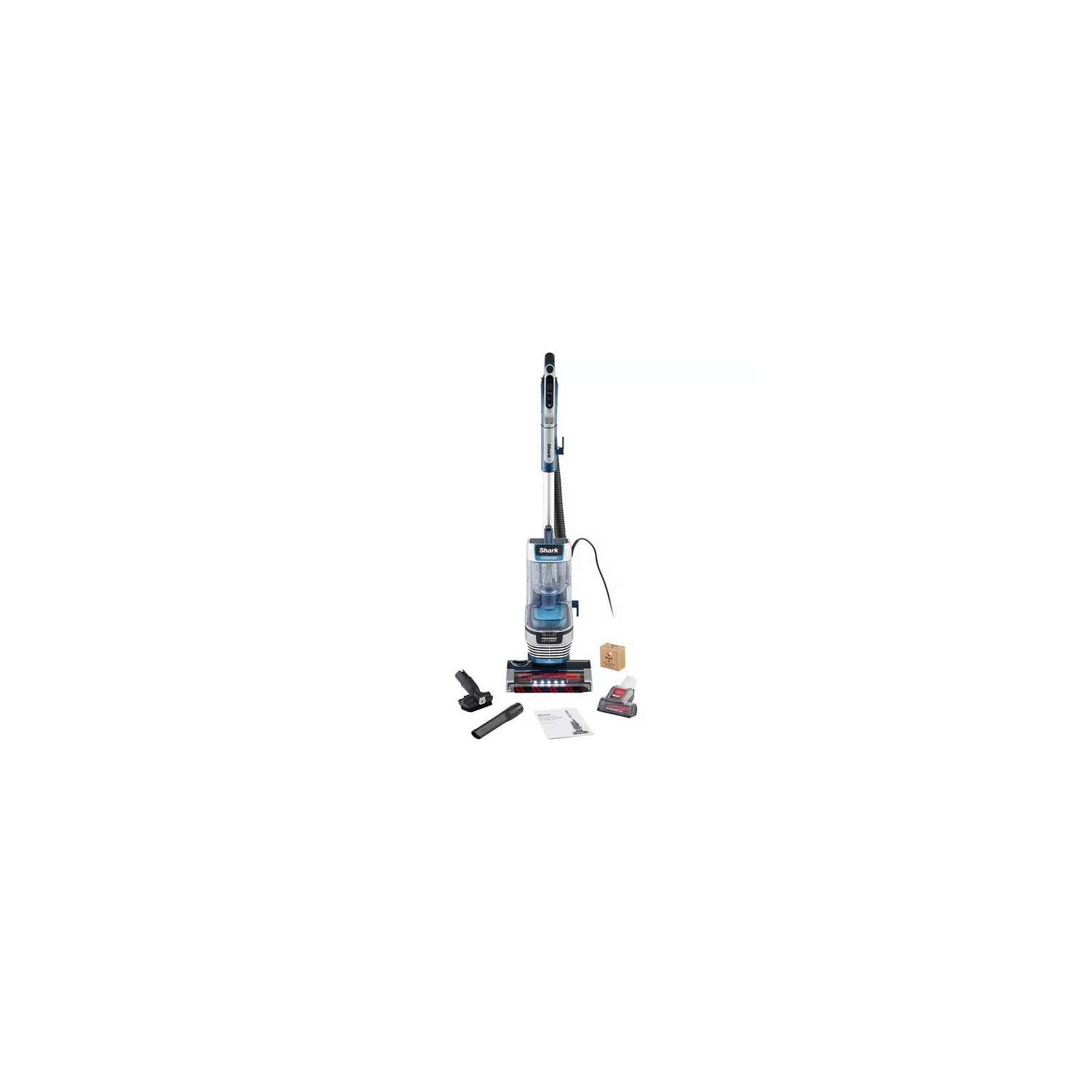 Shark AZ3000UKT Shark Stratos XL Anti Hair Wrap Plus Anti-Odour Upright Vacuum - Navy Blue full image