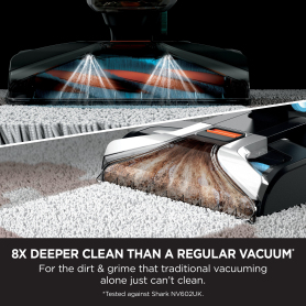 Shark EX200UK CarpetXpert Deep Carpet Cleaner with Built-In StainStriker - Rotator White - 8