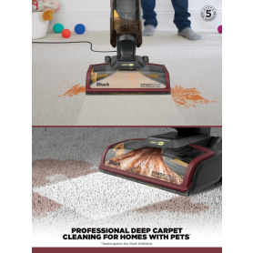 Shark EX220UK CarpetXpert HairPro Pet Deep Carpet Cleaner - Grey/Burgundy - 1