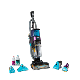 Shark EX300UK Shark CarpetXpert HairPro Pet Deep Carpet Cleaner with Built-In StainStriker - Charcoal & Fuchsia - 0