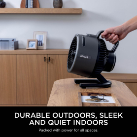 Shark FA050UK FlexBreeze HydroGo outdoors & indoors misting Fan - Cool Grey Charcoal - 2