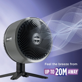 Shark FA150UK FlexBreeze TableMate Indoor to OutdoorTabletop Fan - Winter Fog - 9