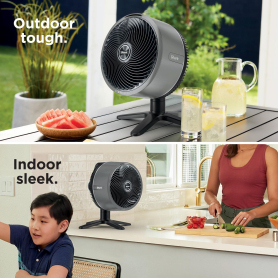 Shark FA150UK FlexBreeze TableMate Indoor to OutdoorTabletop Fan - Winter Fog - 4