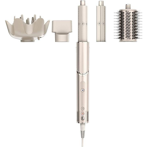 Shark HD435SLUK FlexStyle 4-in-1 Air Styler & Hair Dryer for Curly & Coily Hair &ndash; Stone 