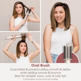 Shark HD436SLUK FlexStyle Air Styler & Hair Dryer for Straight & Wavy Hair - 4 Attachments - Stone  - 3