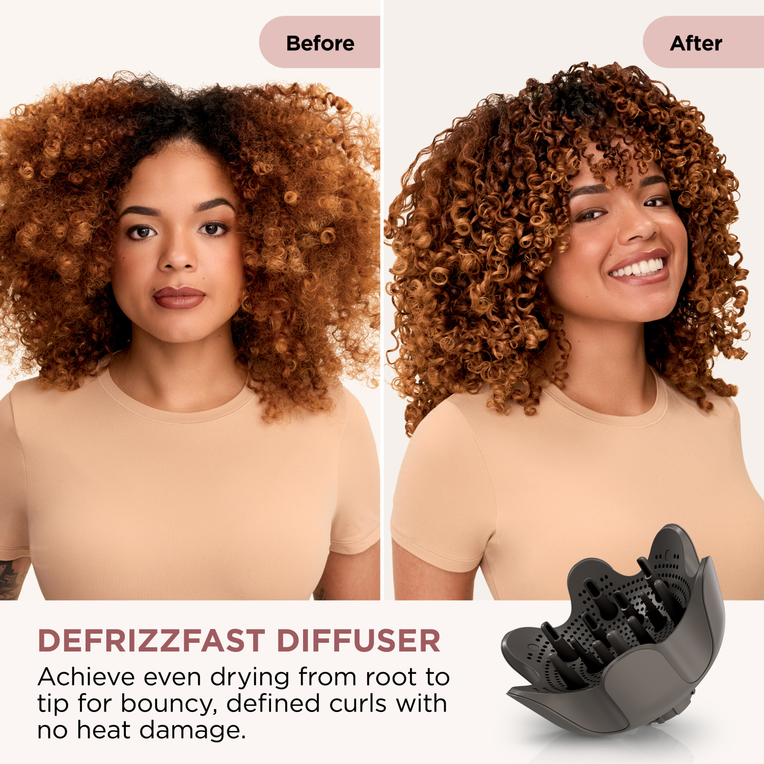 Shark HD542UK SpeedStyle Pro FLEX 4-in-1 High-Velocity Hair Dryer System - Mocha Silver full image