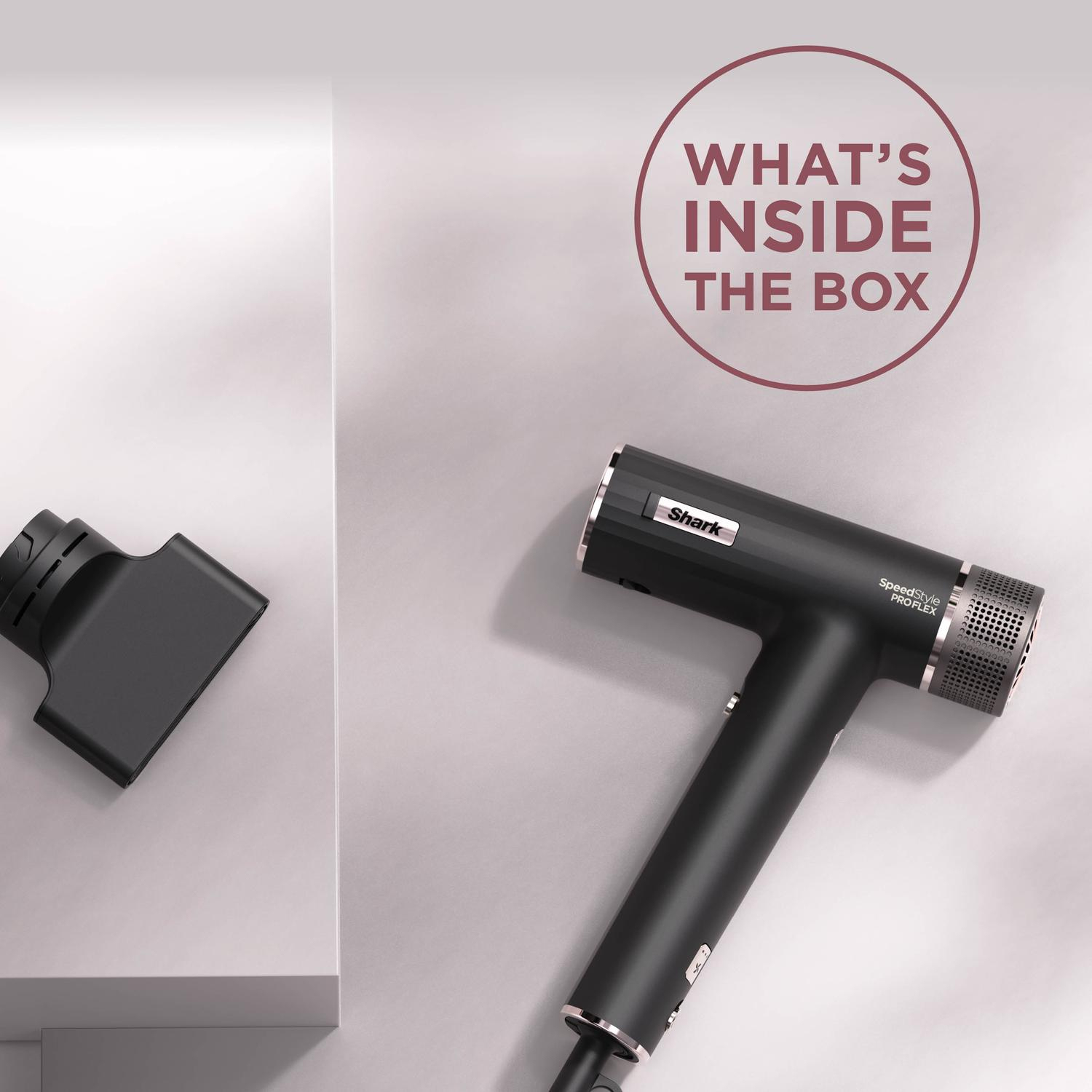 Shark HD701UK SpeedStyle Pro High-Velocity Hair Dryer - Black full image