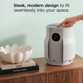 Shark HP062UK BreatheClear Compact Air Purifier with NeverChange6 - Dove - 1