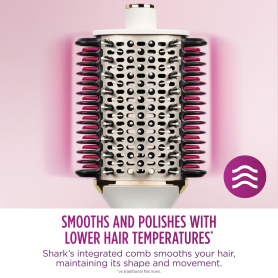 Shark HT212UK SmoothStyle Heated Brush & Smoothing Comb with Storage Bag - 1