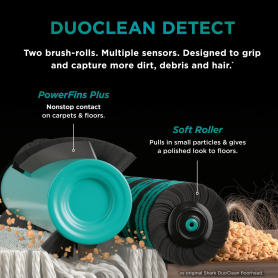 Shark HZ4000UKT PowerDetect Corded Stick Vacuum Cleaner - Dark Teal - 12