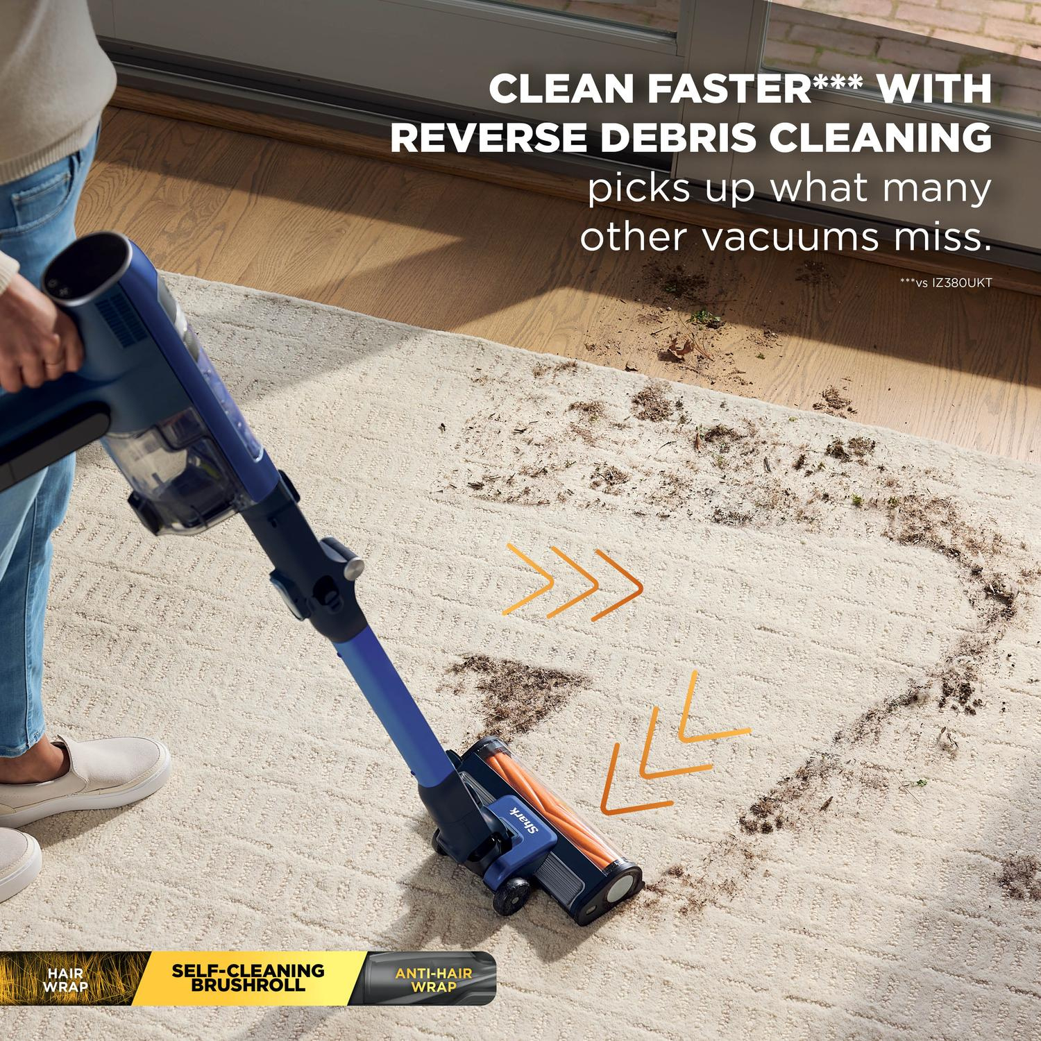 Shark IA3241UKT Phoenix AED Cordless Vacuum - Ultramarine full image